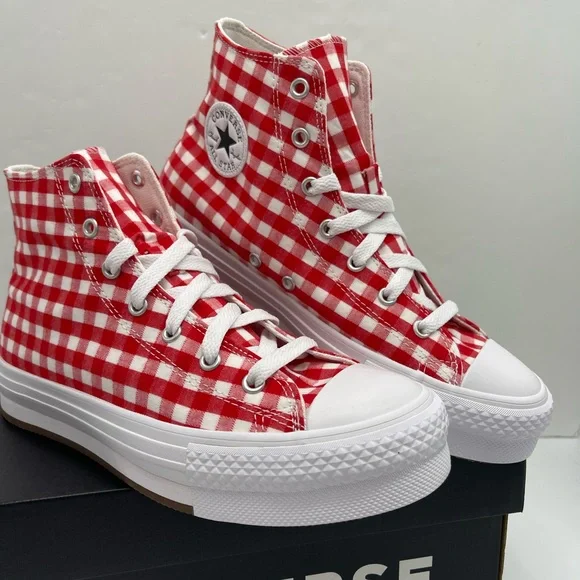 Converse WMNS Checkered High-Top
CTAS EVA LIFT HI
VINTAGE WHITE/RED Sneakers - Picture 4 of 16